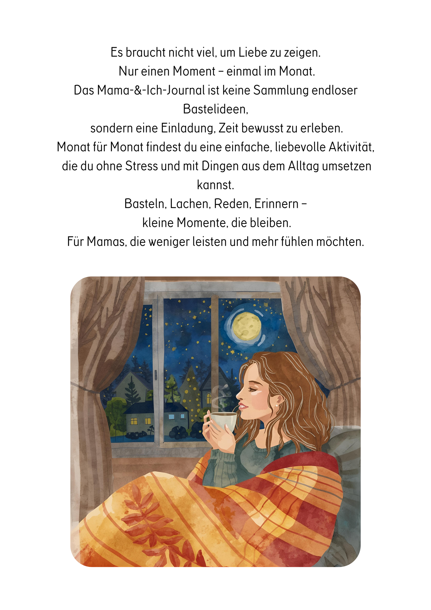 illustrationen im Wildschirm-Stil – Mama-&-Ich-Journal Buch