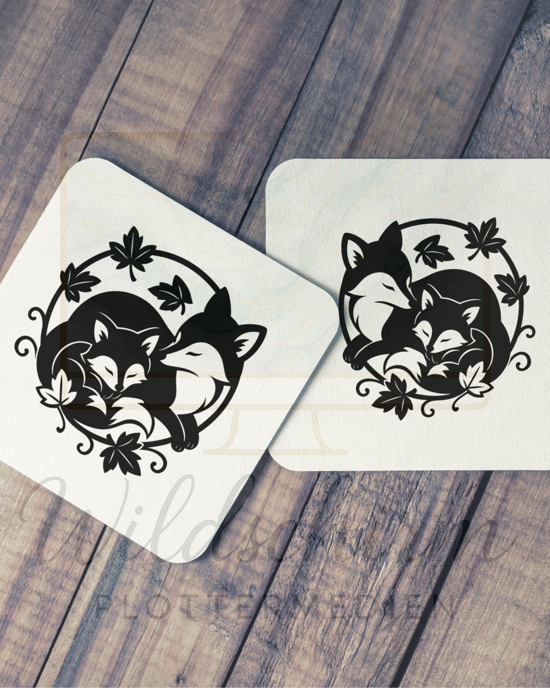 Der Fuchs im Ornamentrahmen