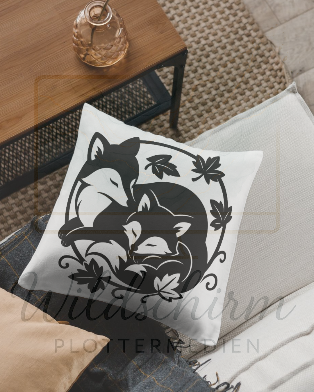Der Fuchs im Ornamentrahmen
