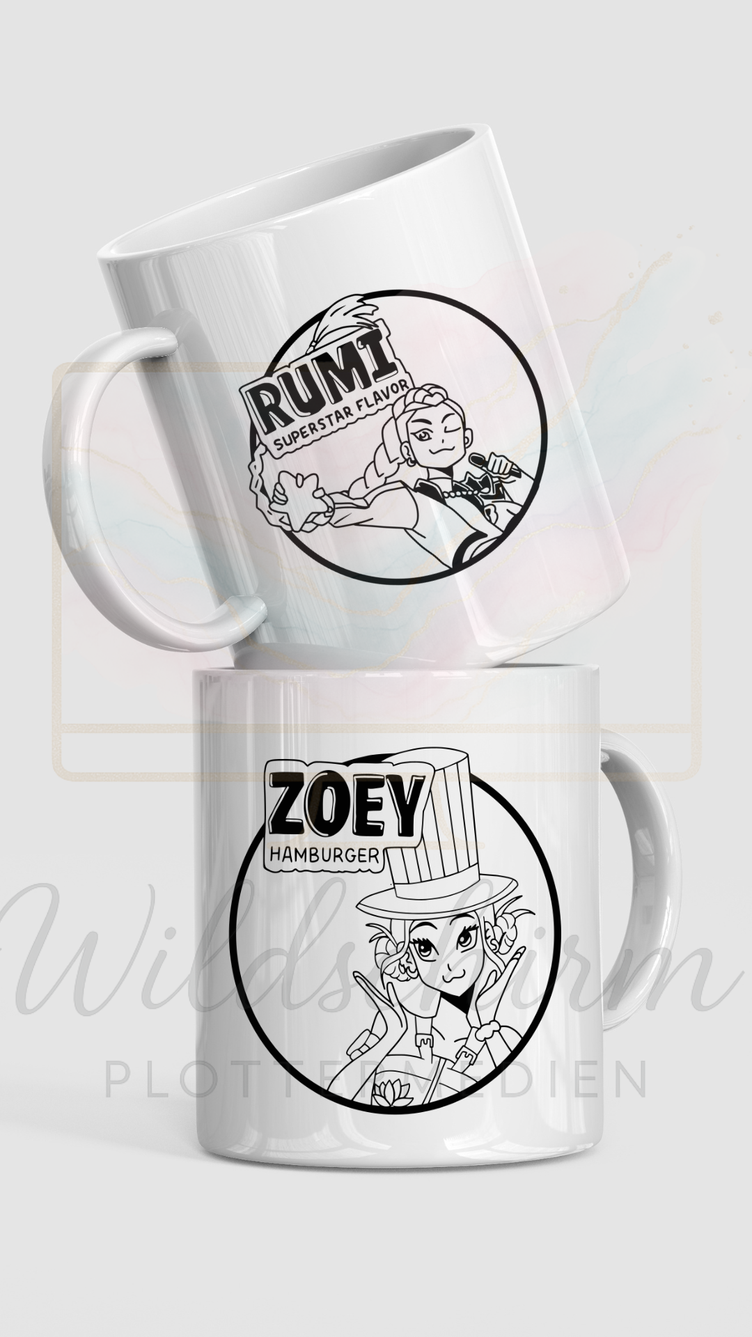K-Pop Demon Hunters – Iconic Cup Designs
