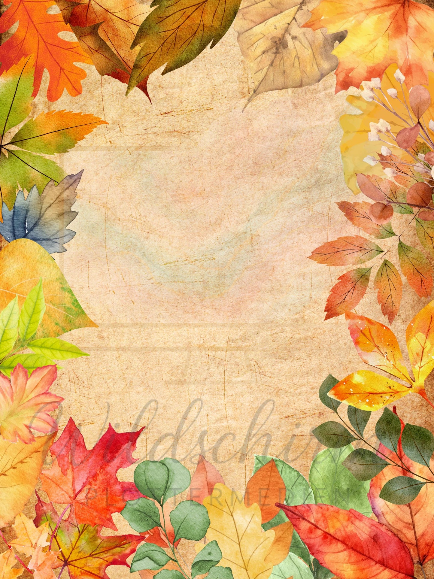 Herbarium Autumn| A4 Druckvorlage Prints | Herbarium Mappe Set | Botanical Journal PDF