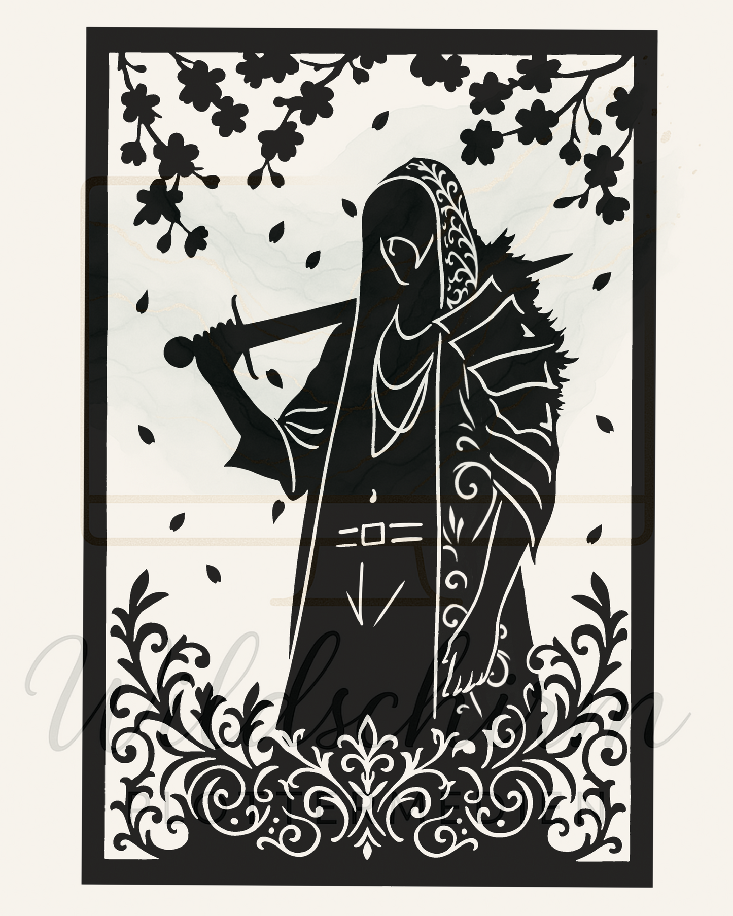 The Hooded One – Dunkler Krieger Silhouette