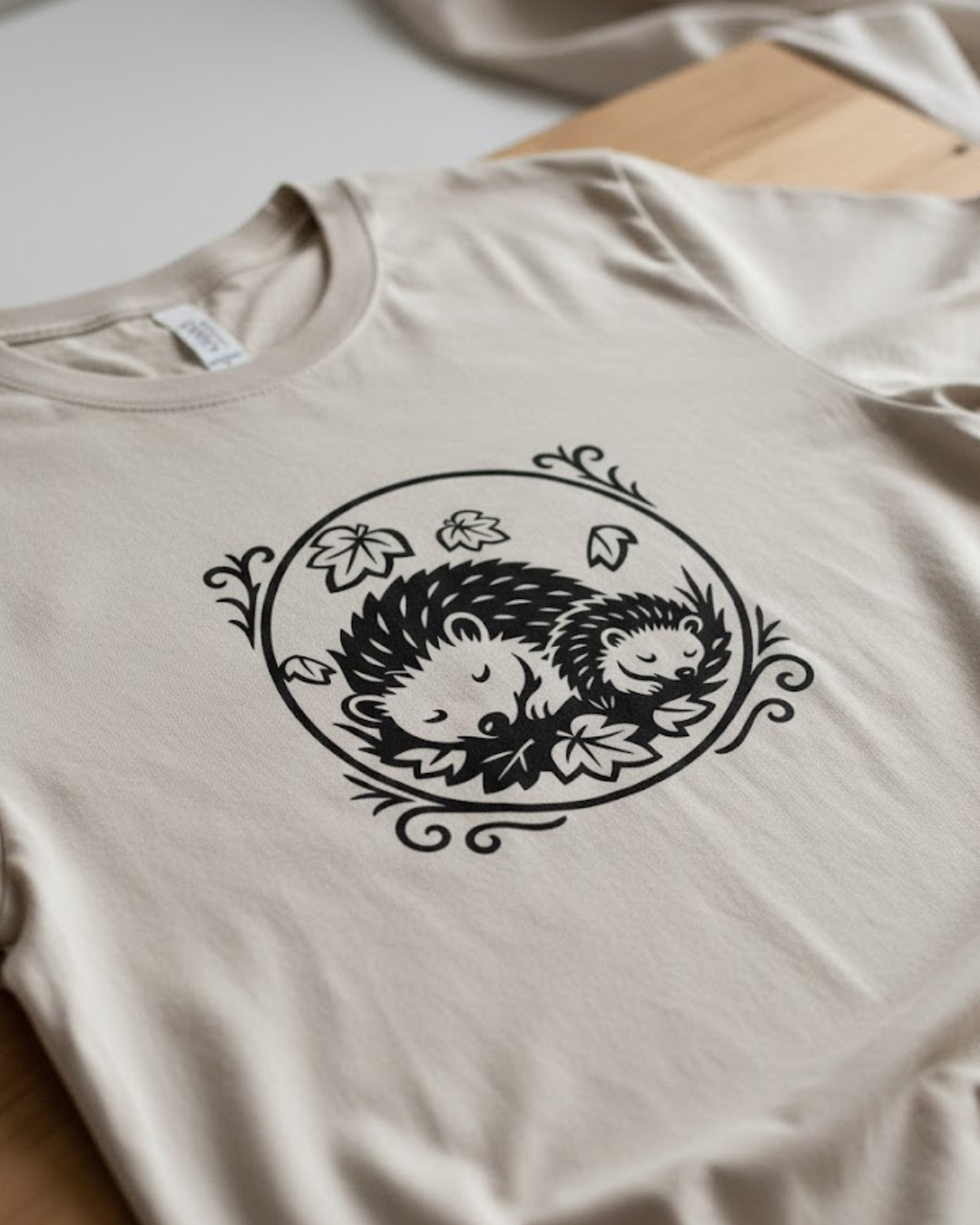 Herbst Igel – Handgezeichnete Plotterdatei