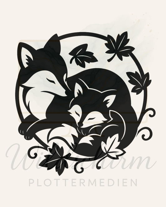 Der Fuchs im Ornamentrahmen
