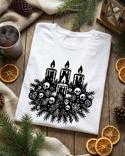 Gothic Advent – Kerzen & Tannenzweig Plotterdatei + STL