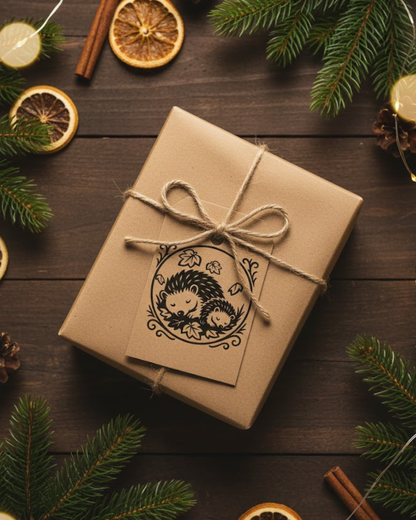 Herbst Igel – Handgezeichnete Plotterdatei