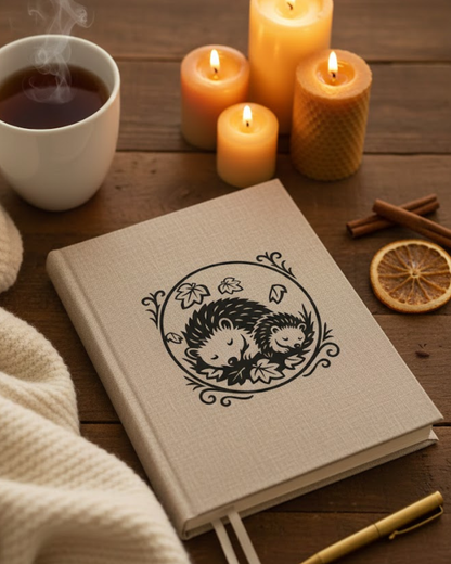 Herbst Igel – Handgezeichnete Plotterdatei