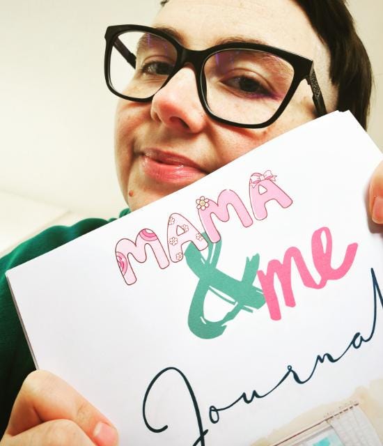 Mama & Me Journal – Digitale Version (PDF zum Ausdrucken) | Achtsamkeits- Bastelbuch für Mamas und Kinder | Jahresjournal