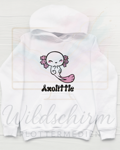 Axolittle – Süßes Axolotl Cartoon Motiv