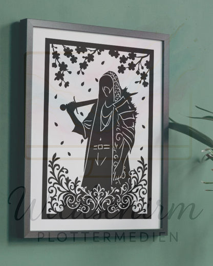 Mystical Masked Figure SVG | Dark Aesthetic Silhouette | Gothic Plotterdatei | Digital Cut File for Cricut & Silhouette