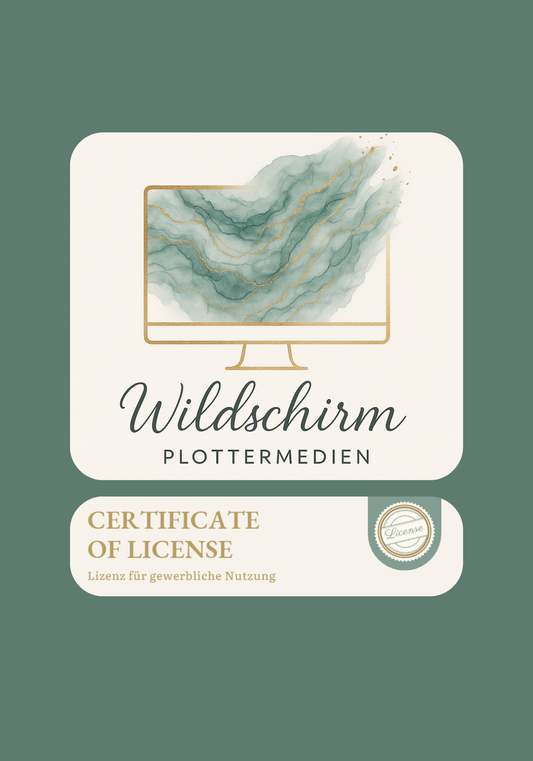 Gewerbelizenz für Plotterdateien & Designs von Wildschirm